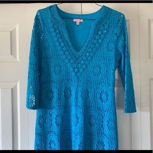 Lily Pulitzer Blue Lace Maxi